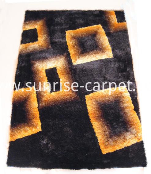 Silk Shaggy with Desigsn Rug Silk Shaggy with Desigsn Rug
